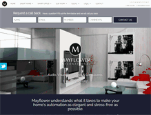 Tablet Screenshot of mayflower-av.com